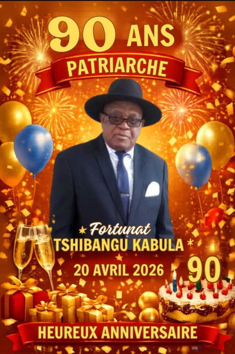 Heureux anniversaire au Patriarche Fortunat TSHIBANGU KABULA !