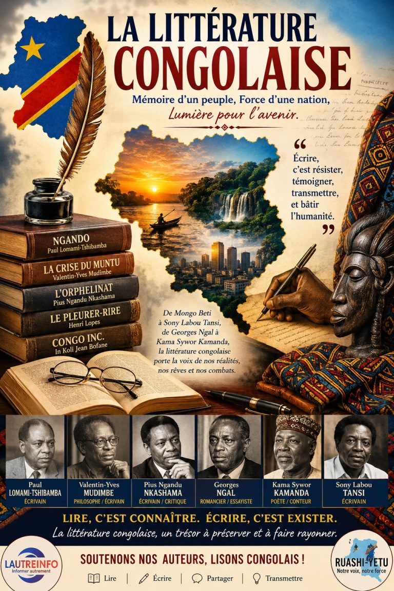 LA RDC A BESOIN DE LA LITTÉRATURE