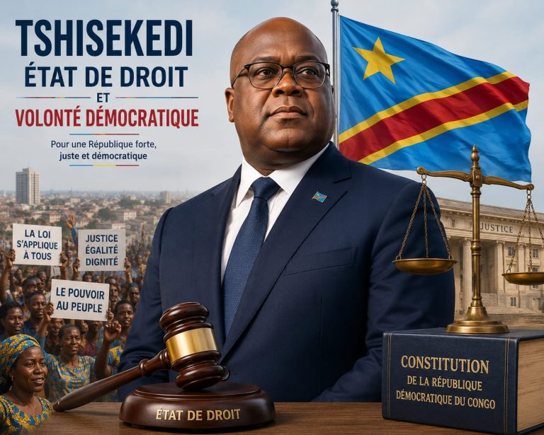TSHISEKEDI : ÉTAT DE DROIT ET VOLONTÉ DÉMOCRATIQUE